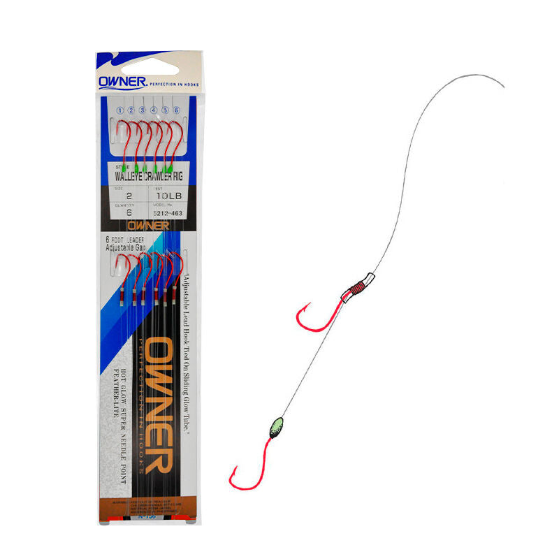 Owner 5212 Walleye Crawler Rig Hazır Takım